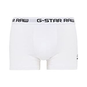 G-STAR RAW Klassieke kofferbak ondergoed voor heren, Wit (Wit 2058-110), XXL
