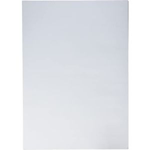 folia 6300 - gekleurd papier wit, DIN A3, 130 g/m², 50 vellen - voor het knutselen en creatief vormgeven van kaarten, raamfoto's en voor scrapbooking
