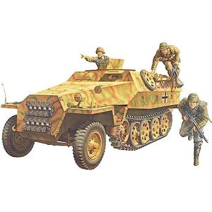 1:35 Tamiya 35195 Mtl. SPW Sd.Kfz.251/1 Ausf.D Personenwagen Plastic Modelbouwpakket