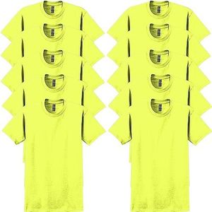 Gildan heren Ultra Katoenen T-shirt, Stijl G2000, Veiligheid Groen, S