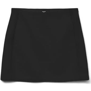 VERO MODA CURVE - Vmcfortuneallison - Korte Rok - Zwart