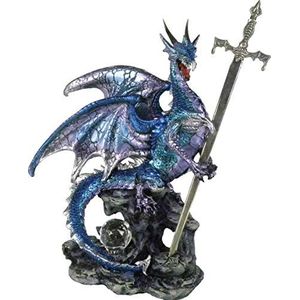 Nemesis Now Briefopener Sword of the Dragon 23 cm, Blauw
