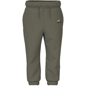 Name it mini Nmmvallen Nreg SWE Pant Bru, Dusty Olive, 86 cm