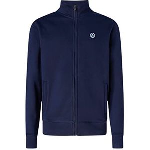 NORTH SAILS Full Zip sweatshirt W/Logo trainingspak voor heren, Navy Blauw, S