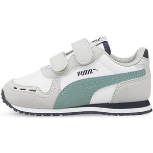 PUMA Cabana Racer Sl 20 V Inf uniseks-baby Sneaker,Puma Wit Mineraal Blauw,22 EU