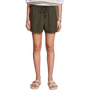 edc by ESPRIT Dames 053CC1C315 Korte Broek Shorts, 355DARK kaki, 30, 355donker kaki.