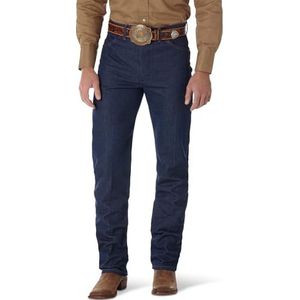 Wrangler Men's 13MWZ Cowboy Cut Original Fit Jean, Indigo Starr, 44W x 34L