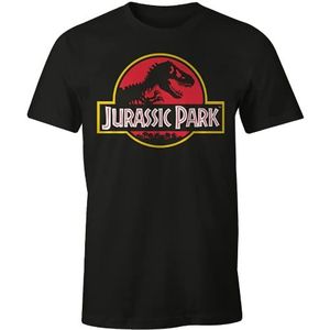 Jurassic Park T-shirt voor heren, zwart., 5XL/Tall