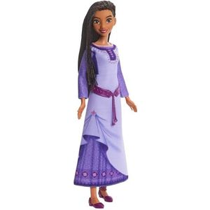 Disney Wish De kracht van wensen, Asha zangeres, zangeres, pop met ster en jurk, geïnspireerd op de film, speelgoed + 3 jaar (HXJ19)