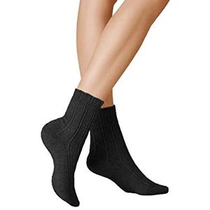 KUNERT Dames Bedsocks Sokken, zwart (Black 0070), 35/38 EU