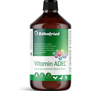Röhnfried Vitamine ADEC Vitaminesupplement, voor Kippen en Duiven, 1000 ml