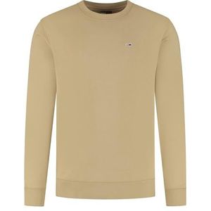 Tommy Jeans Heren sweatshirt met ronde hals en normale pasvorm, Beige (Relic Tan), S