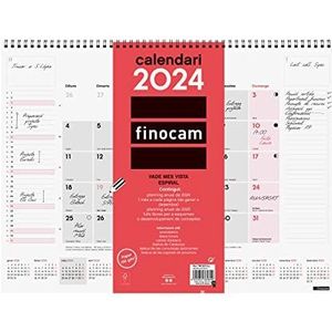 Finocam - Spiraalonderlegger maandoverzicht januari 2024 - december 2024 (12 maanden) Catalaans