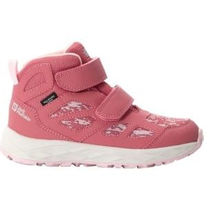 Jack Wolfskin Woodland 2 Texapore Mid Vc K Wandelschoen voor kinderen, uniseks, Zacht roze., 39 EU