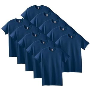 Gildan Heren zwaar katoenen T-shirt voor volwassenen, Navy (10-pack), 4XL