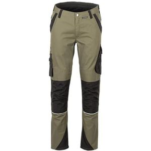 Planam Heren Cargo Norit herenbroek met tailleband, olijf/zwart, 28