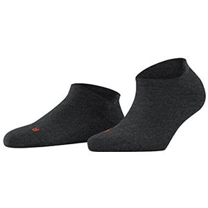 FALKE Dames Korte sokken Cool Kick Sneaker W SN Functioneel material Kort eenkleurig 1 Paar, Grijs (Dark Grey 3970), 35-36