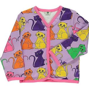 Småfolk Sweat Cardigan, Cat, viool, 3-4 Jaren