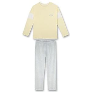 Sanetta Meisjes 245414 Pyjamaset, Light Yellow, 128, geel (light yellow), 128 cm