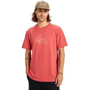 Quiksilver - Evo Comp Logo - T-shirt - Oranje - Korte Mouwen