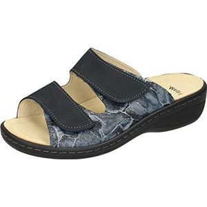 Dr. Brinkmann Dames 700482-05 platte slipper, blauw, 39 EU, blauw, 39 EU