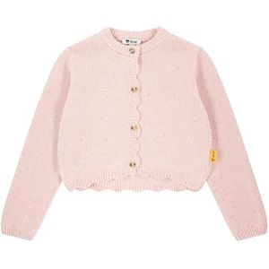Steiff Gebreid vest EU maat 92 chintz roze, kinderjack met knoopsluiting voor gemakkelijk aantrekken, warm en comfortabel vest, wasmachinebestendig, chintz rose, 92