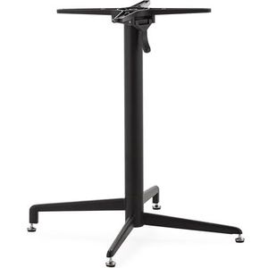 PIE DE MESA APLILABLE 70X70X72 Esdoorn INOXIDABLE NEGRO_ AlexandreHouse