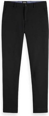 Scotch & Soda - Mott Chino - Pantalon Chino - Wit Gemêleerd - Coupe Ajustée