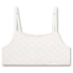 Sanetta meisjes bustier modal, wit pebble, 164 cm