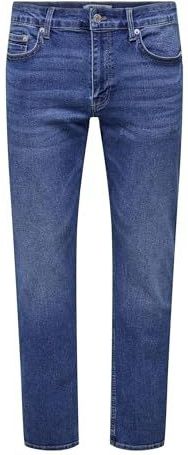 ONLY & SONS Onsweft Reg. Jax Box PIM DNM, blauw (medium blue denim), 32W / 32L
