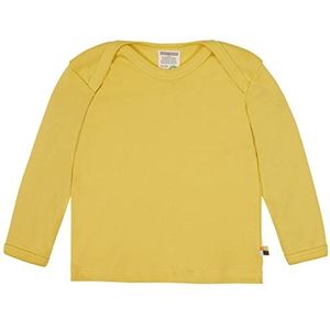 loud + proud Uniseks kindershirt, GOTS gecertificeerd shirt, goud, 122/128 cm