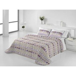 JVR Luna dekbedovertrek, polyester, violet, voor bedden met een breedte van 135 cm