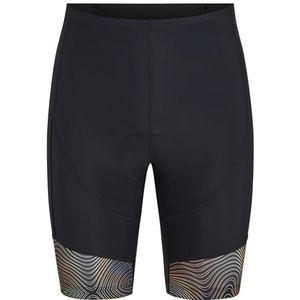 Ziener Nasira X-Gel fietstig/fietsbroek/mountainbike/racefiets, ademend, sneldrogend, gevoerd, gel, wave print/zwart, maat 34