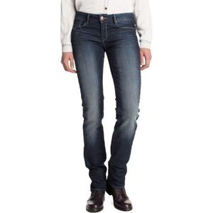 edc by ESPRIT Dames Jeans 123CC1B031 Five Straight Fit (rechte pijp) Lage tailleband