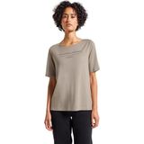 STREET ONE - T-shirt - Morning beige - Met Belettering