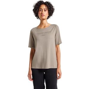 STREET ONE - T-shirt - Morning beige - Met Belettering