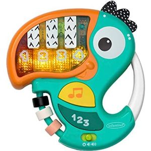 Infantino 212011 Piano & Numbers Learning Toucan, Multicolored