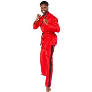 amscan 9918495 - Officiële Cobra Kai Eagle Fang Volwassenen Fancy Dress Kostuum Maat: Medium