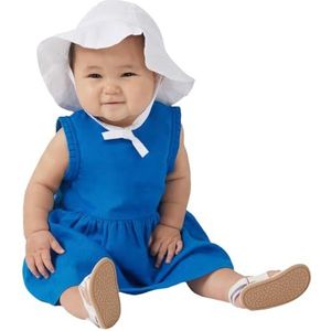 Petit Bateau Mouwloze jurk voor meisjes, porselein, 12 Maanden