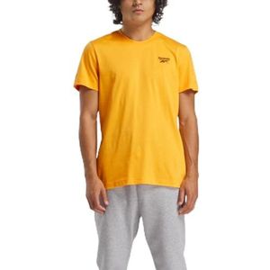 Reebok Identity Small Logo Tee, Electric Amber, M