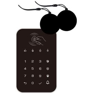 Draadloos toetsenbord WKE301 met RFID-badges, compatibel met Daewoo Security AM301, afstandsbediening van je systeem, ontwapenen met slechts één handgreep