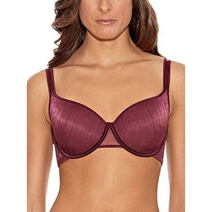 Selene Dames Vanessa Foam Cup BH met Onderdraad, Bordeaux, 95C