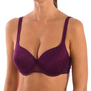 Selene Dames Vanessa Foam Cup BH met Onderdraad, Bordeaux, 95C