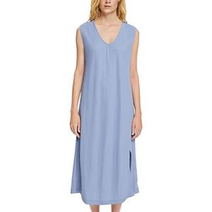 ESPRIT jurk met zoom split, Lichtblauwe lavender, XL