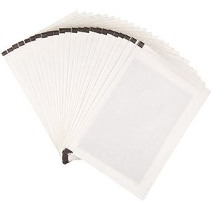 Amazon Basics Slijp- en smeervellen voor papierversnipperaar, 24 stuks, wit