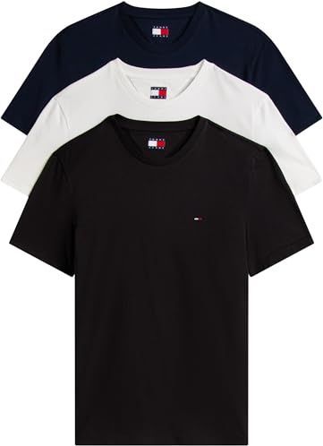 Tommy Jeans - T-shirts - Multi - 3-pack - Katoen - Korte Mouwen