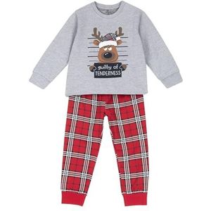 Chicco - Nachtkledij - Grijs - Rood - Zwart - Wit - 2-delig - Lang/maxi