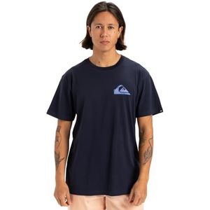 Quiksilver Window Pane SS T-shirt voor heren, Donkere marine., M