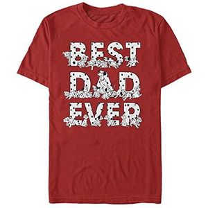 Disney Classics 101 Dalmatians - Pongo Best Dad Ever Unisex Crew neck T-Shirt Red S
