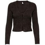 ONLY Gebreid vest 'ONLKERRY'  bruin